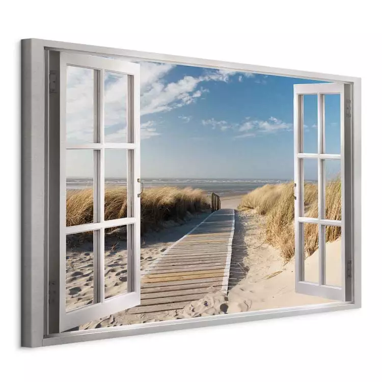 Window: View of the Beach
