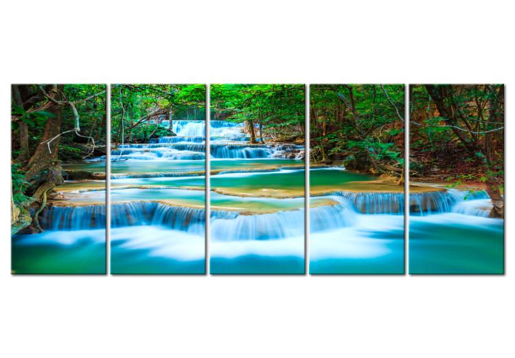 Canvas Sapphire Waterfalls I