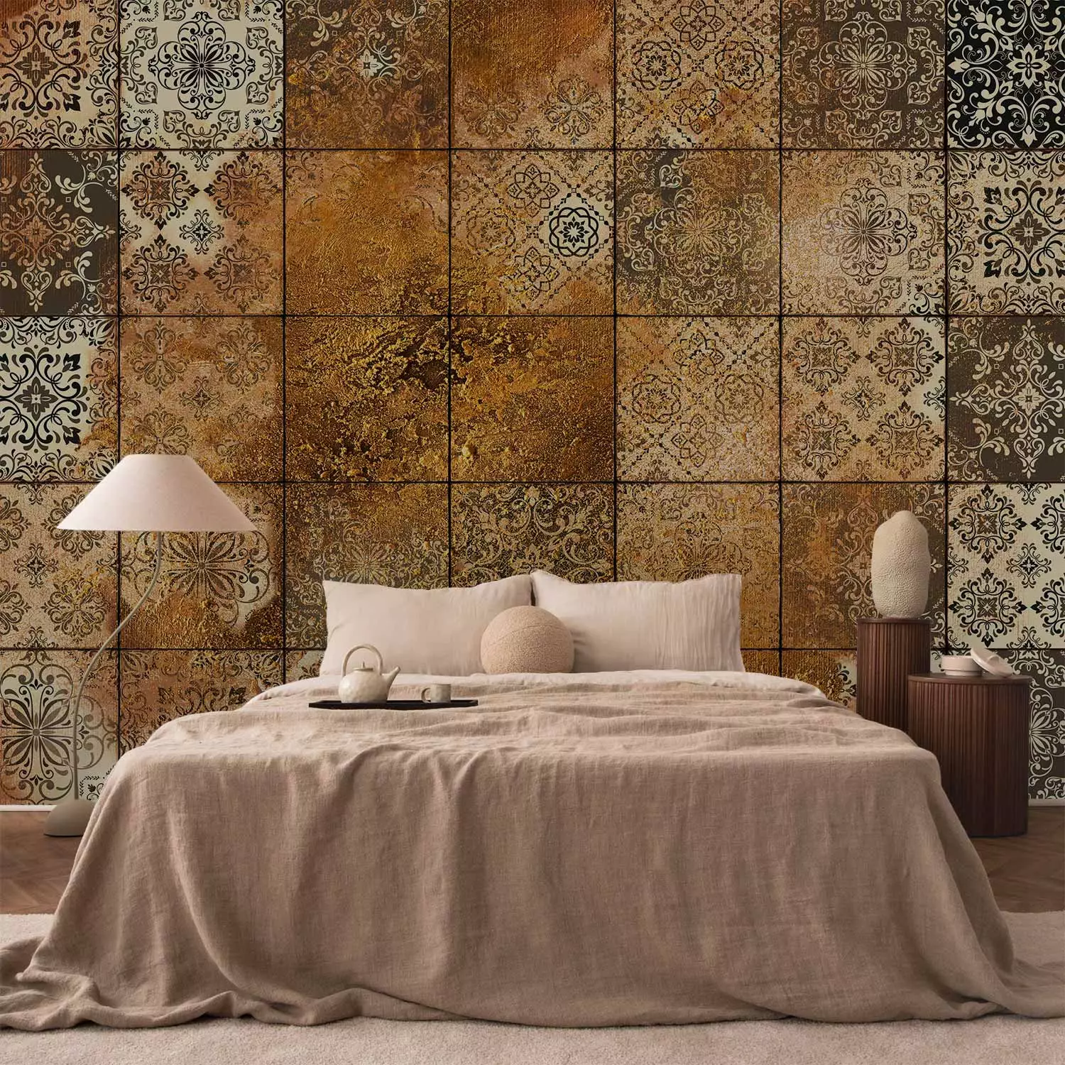 Photo Wallpaper Old Tiles
