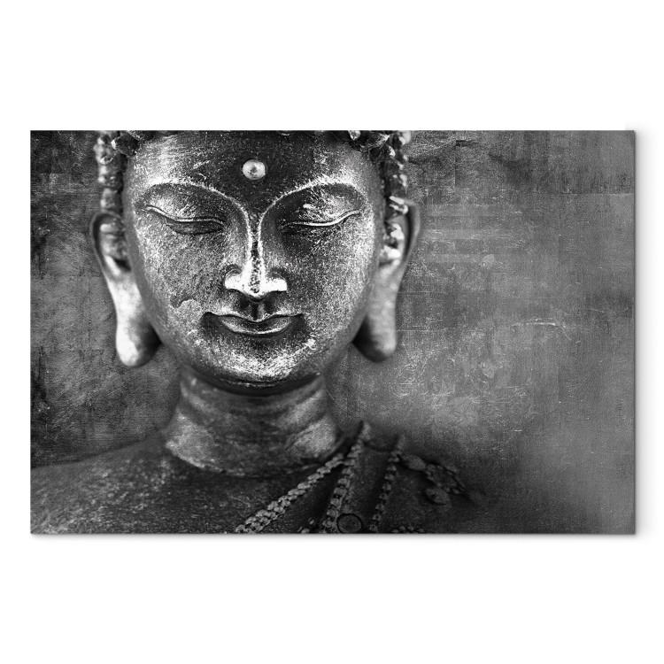 Canvas Bust of Buddha