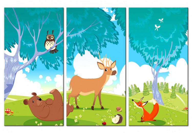 Canvas Friendly Animals (3 Parts)