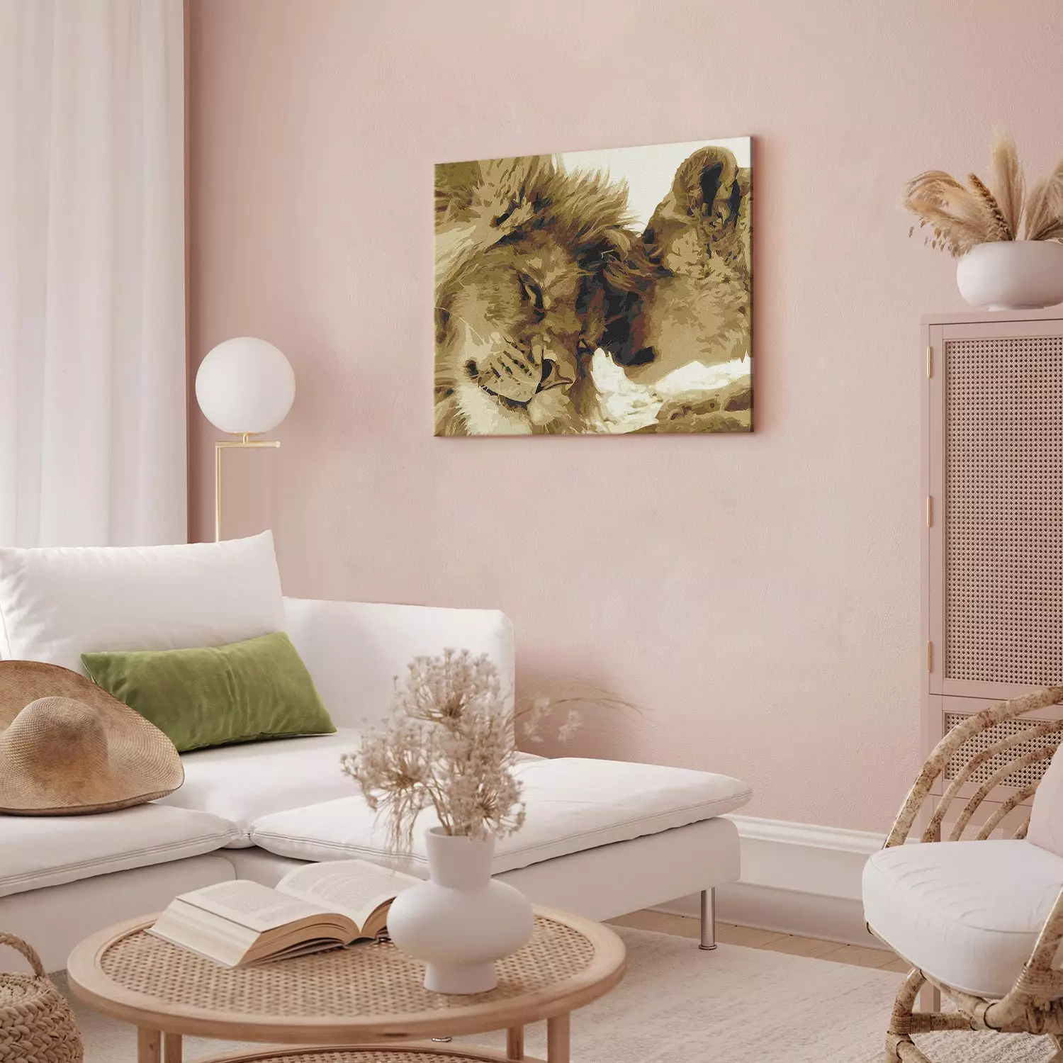 Paint by number Lions In Love