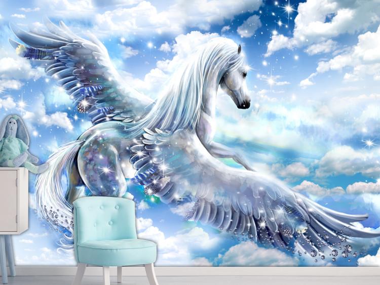 Wall Mural Pegasus (Blue)