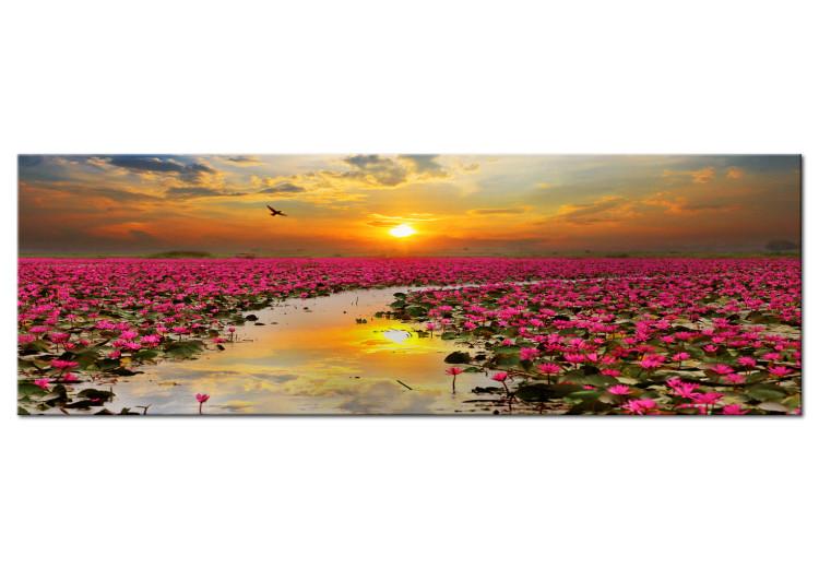 Canvas Lily Field (1 Part) Narrow