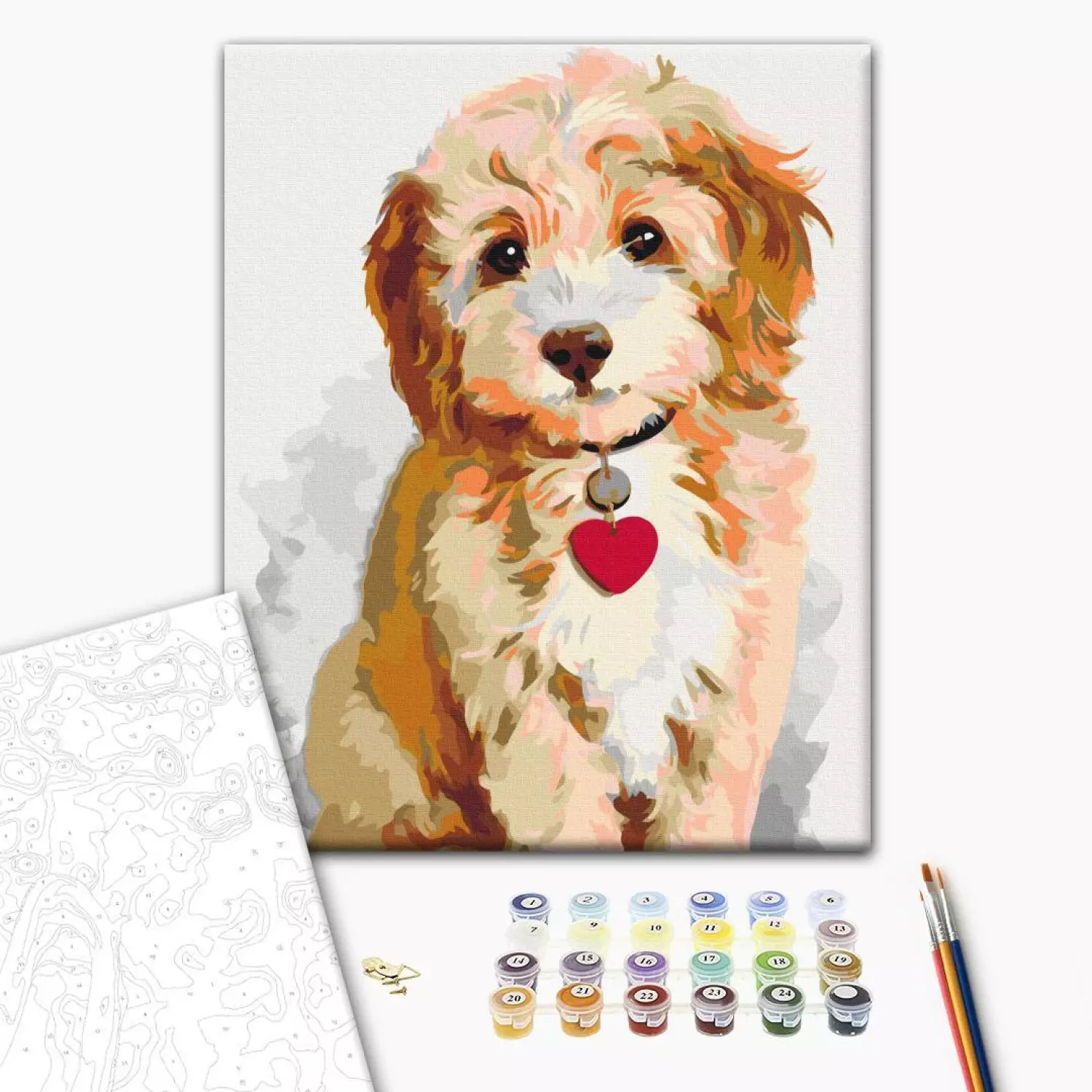 Paint by number Dog (Puppy)