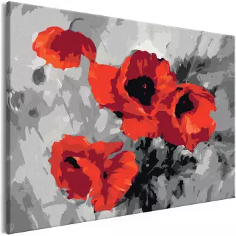 Paint by number Bouquet of Poppies