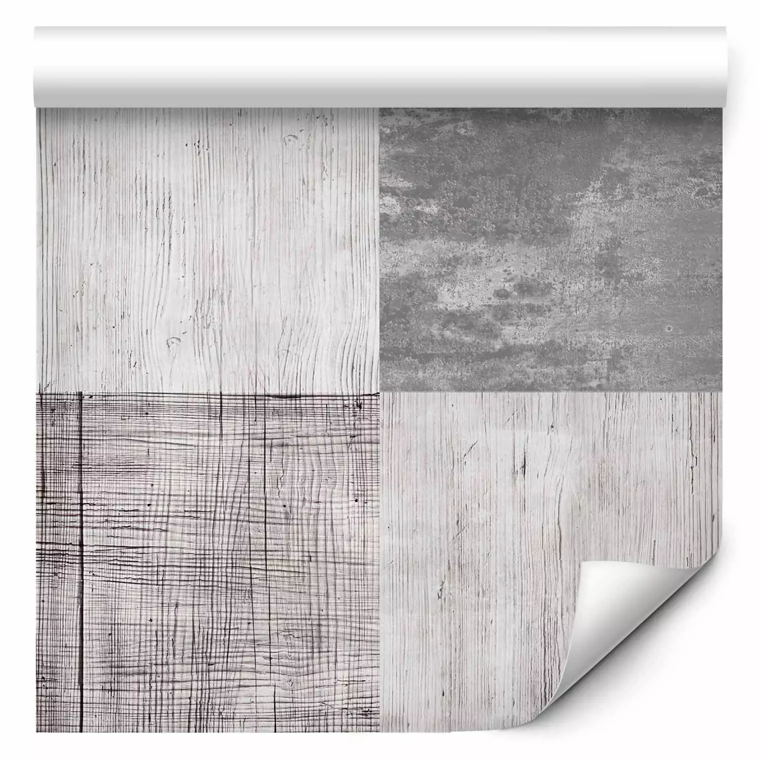 Modern Wallpaper Wooden Chessboard