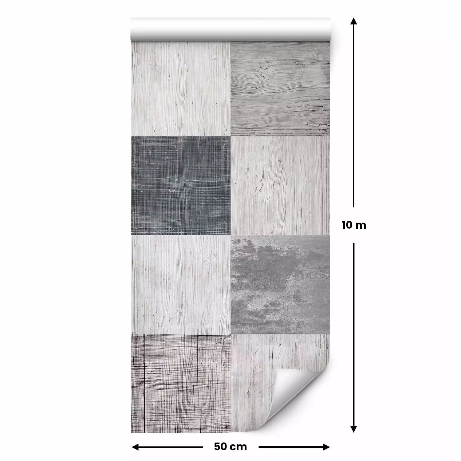 Modern Wallpaper Wooden Chessboard
