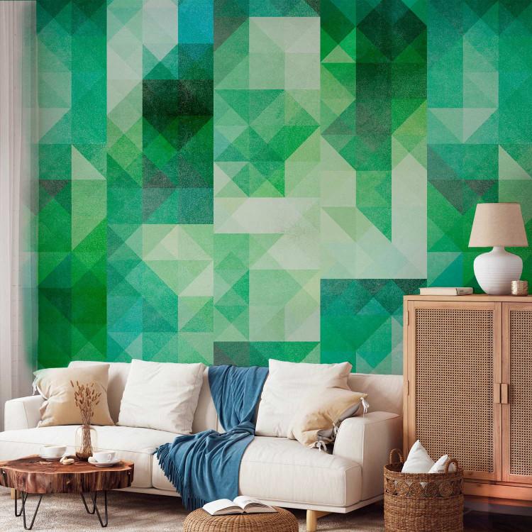 Wallpaper Magma Pixels (Green)