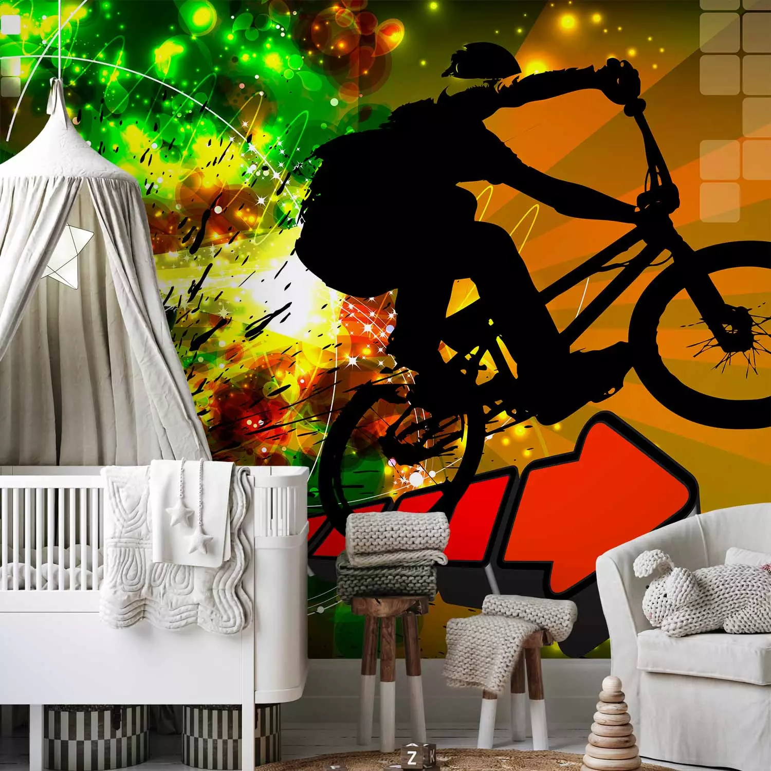 Photo Wallpaper Bicycle Tricks