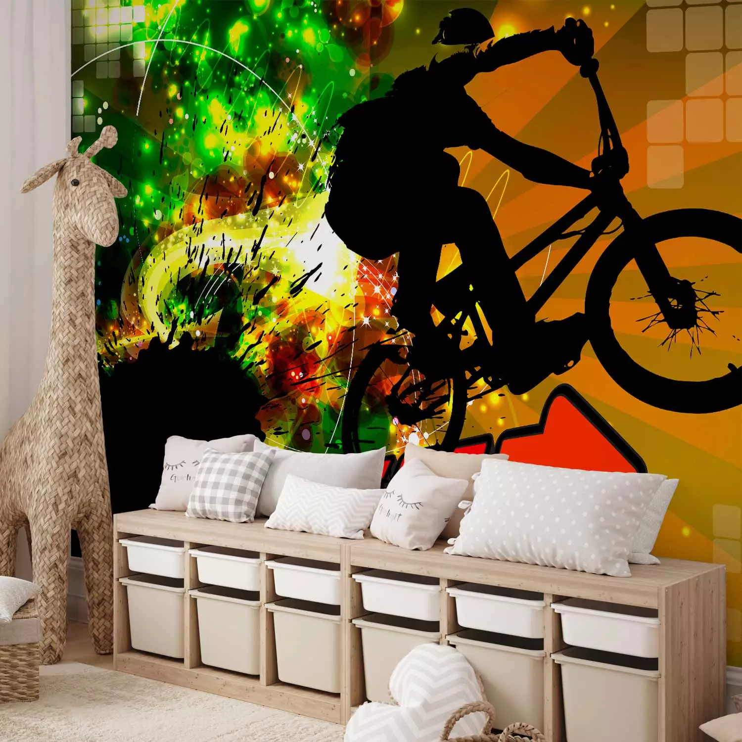 Photo Wallpaper Bicycle Tricks