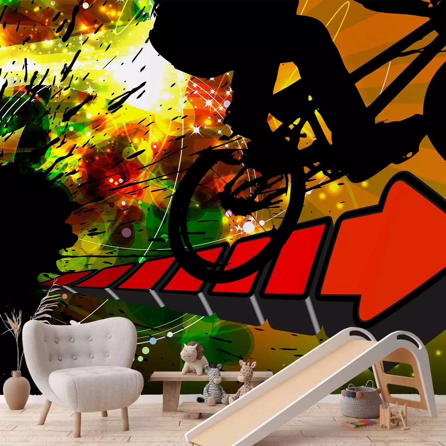 Photo Wallpaper Bicycle Tricks