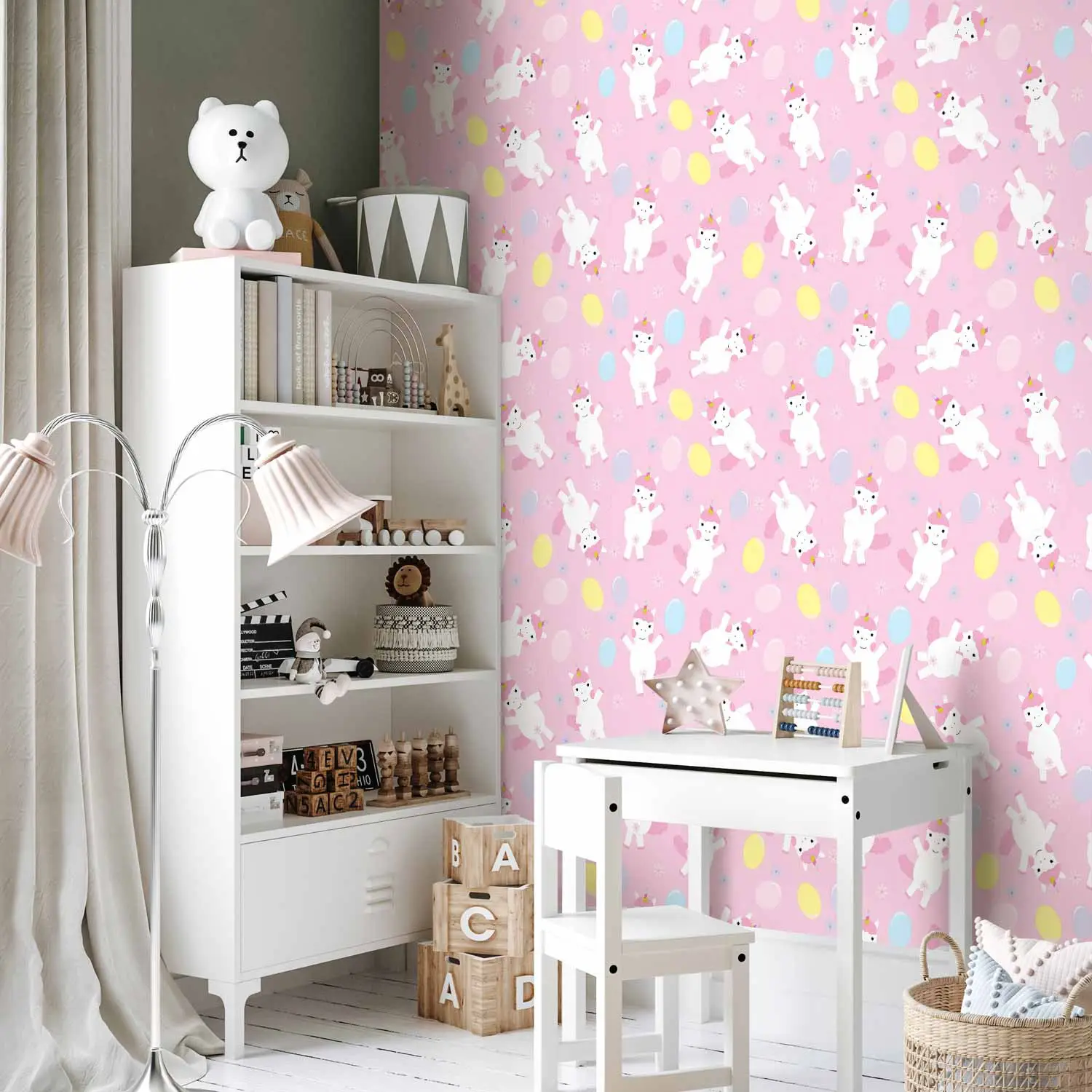 unicorn wallpaper bedroom