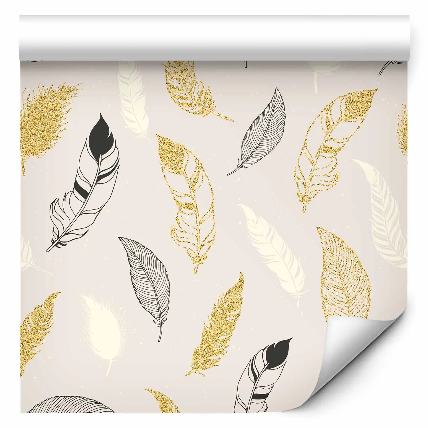 feather print wallpaper