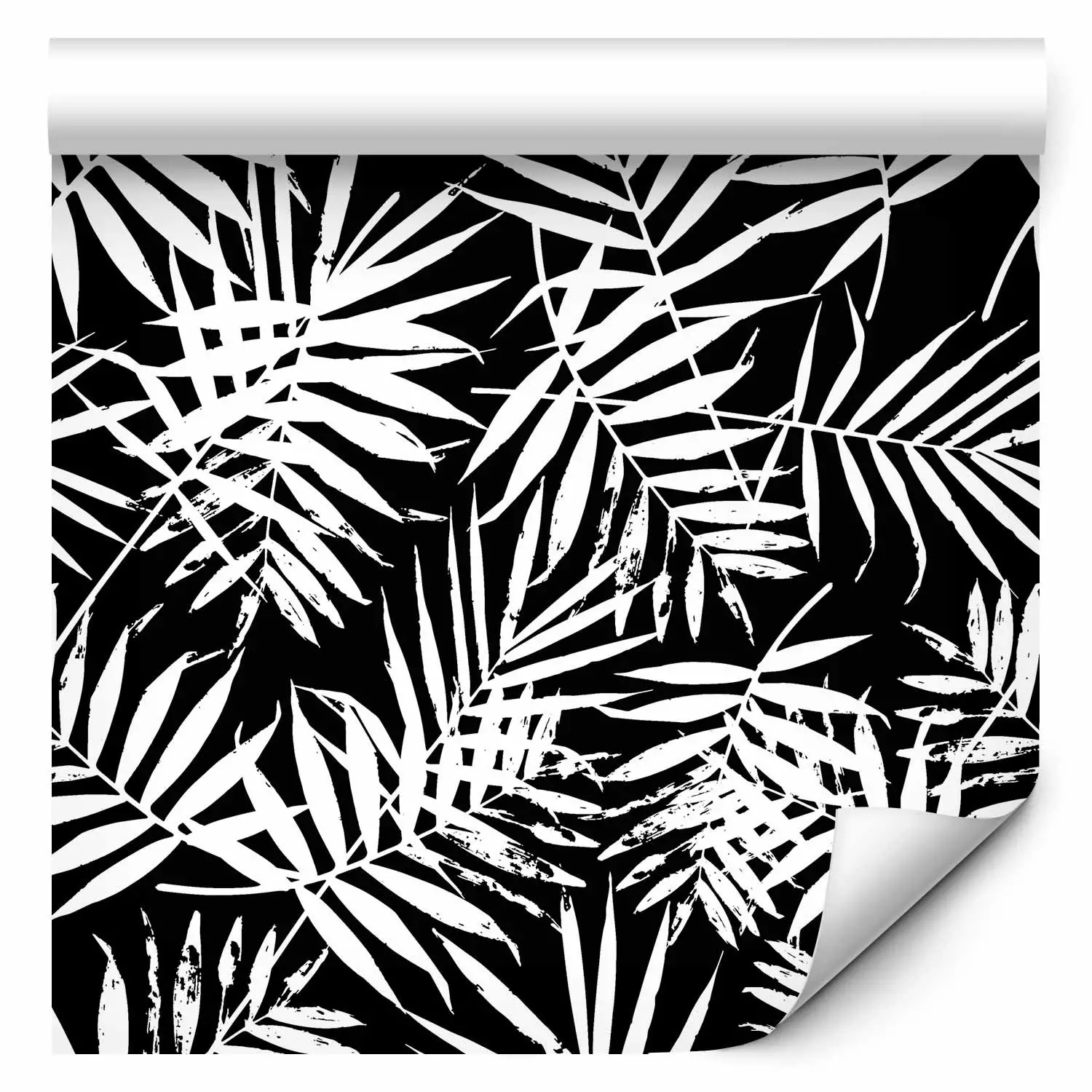 Wallpaper Black and White Jungle