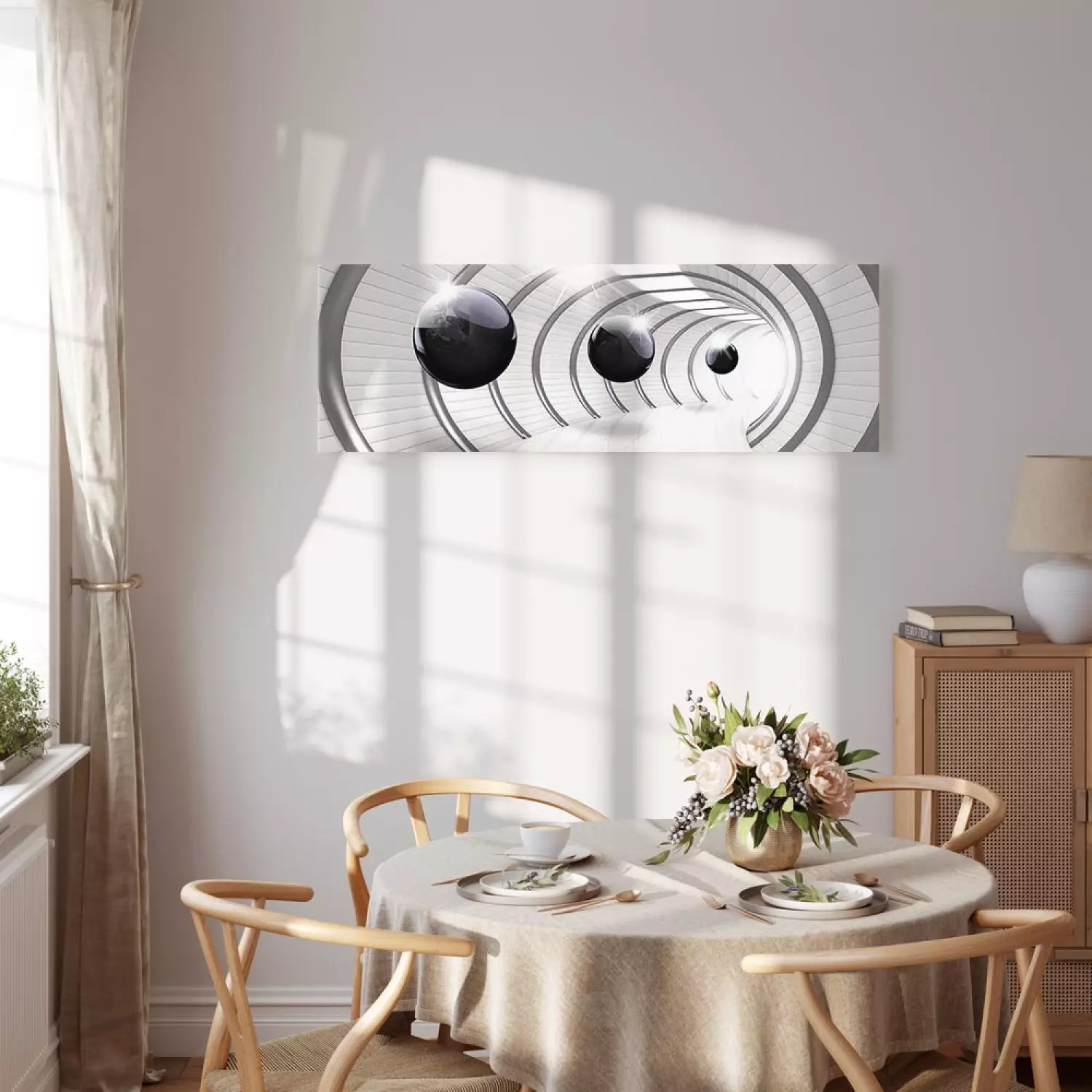 Canvas Art Print Space Tunnel Narrow