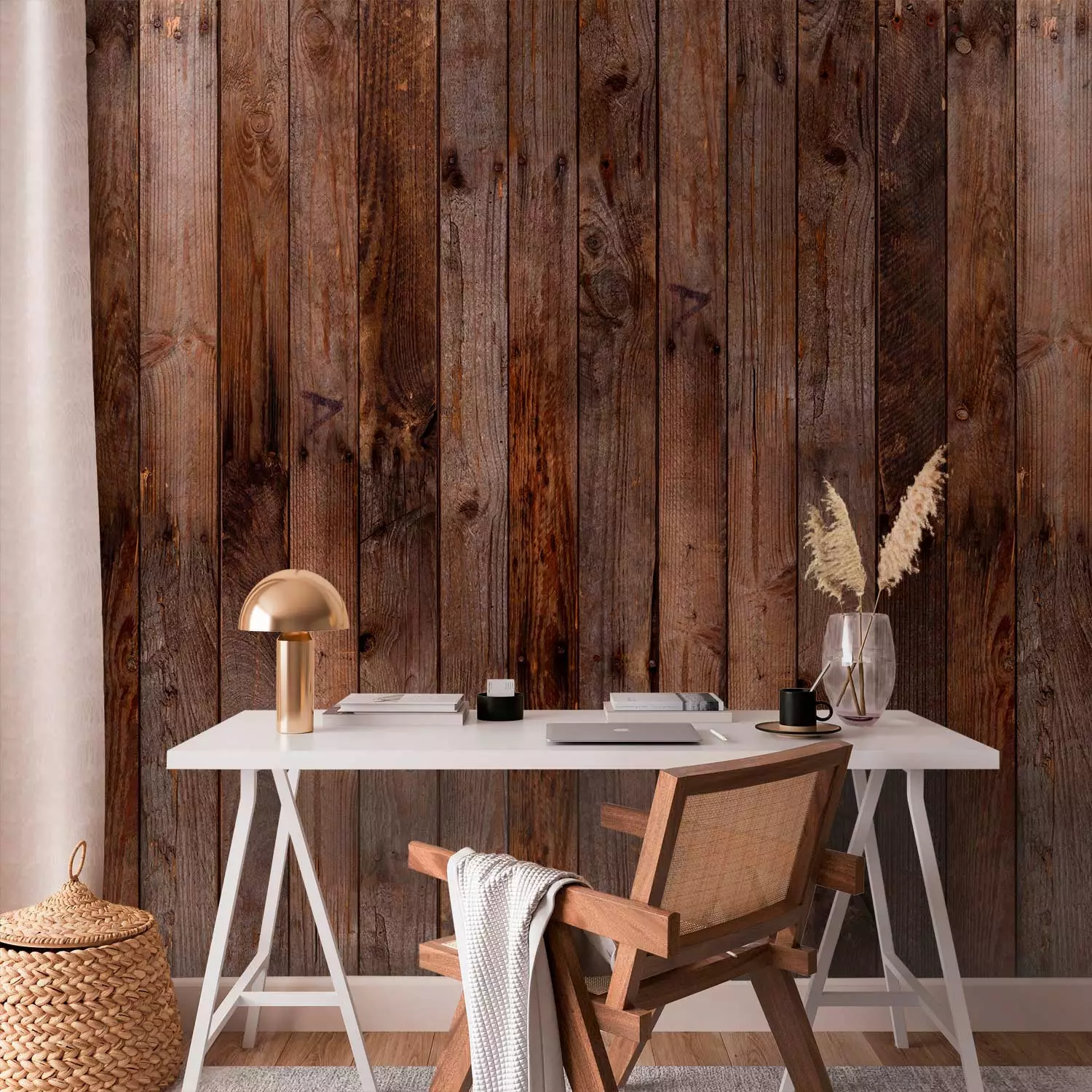 Wallpaper Magma Wooden Hut