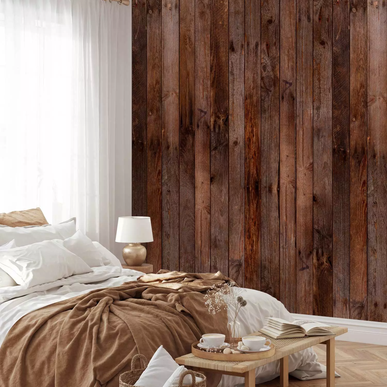 Wallpaper Magma Wooden Hut