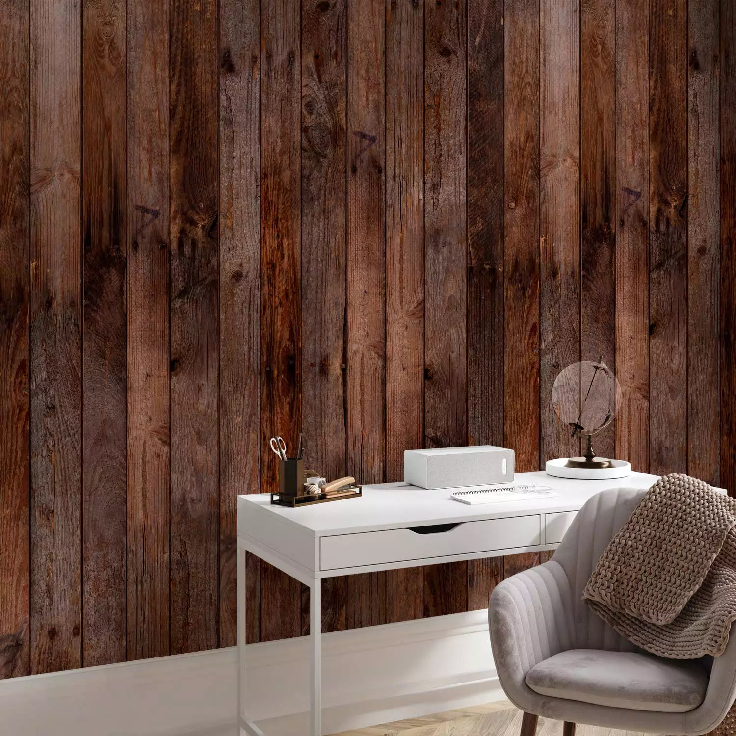 Wallpaper Magma Wooden Hut