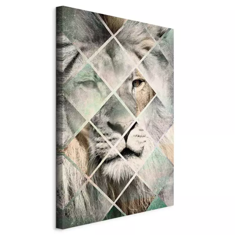 Lion on the Chessboard (1 Part) Vertical