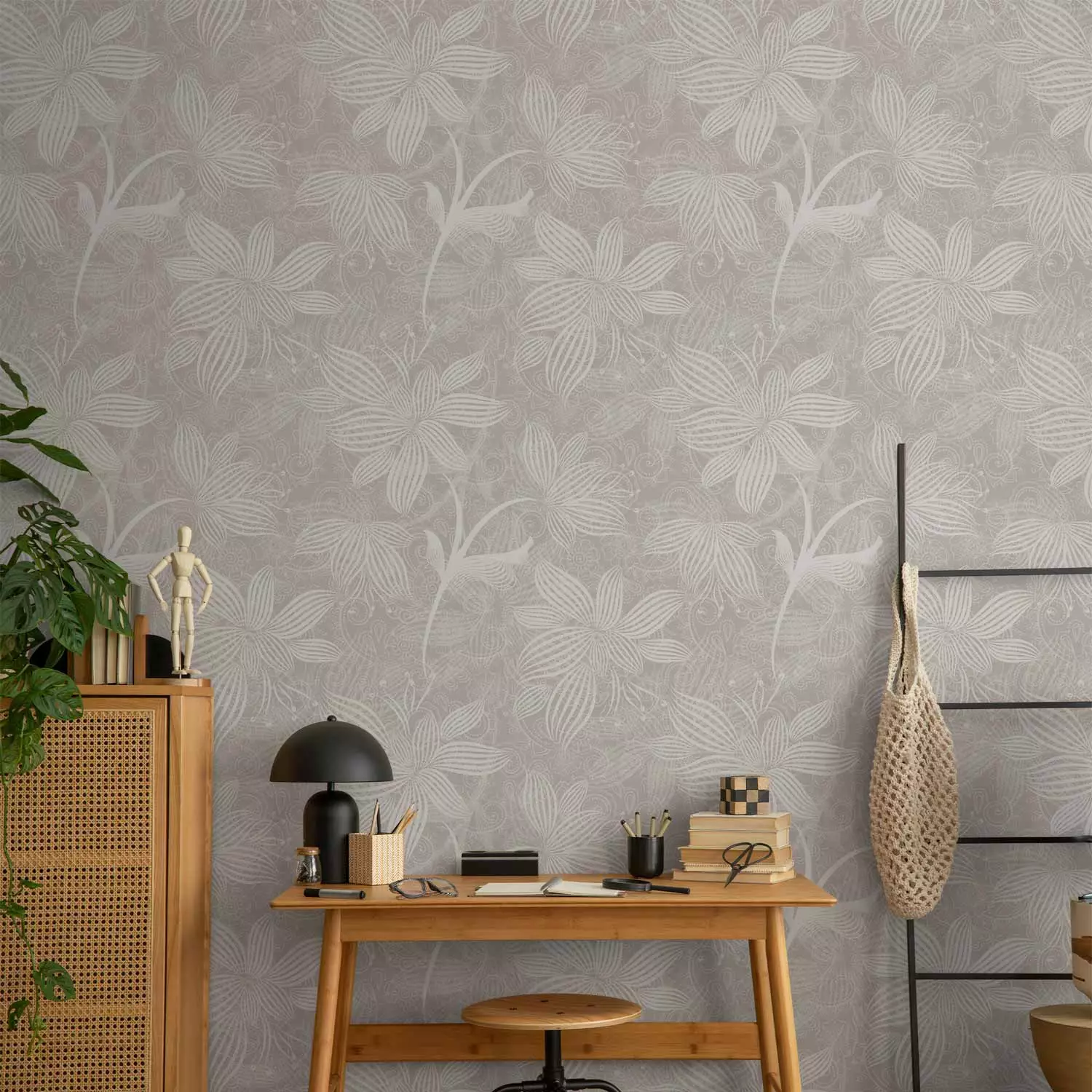 Modern Wallpaper Floral Elements