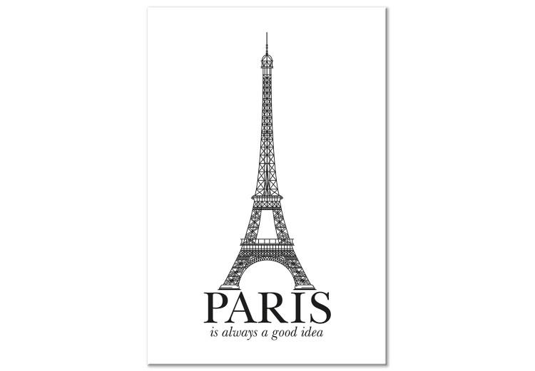 Canvas Paris Is Always a Good Idea (1 Part) Vertical