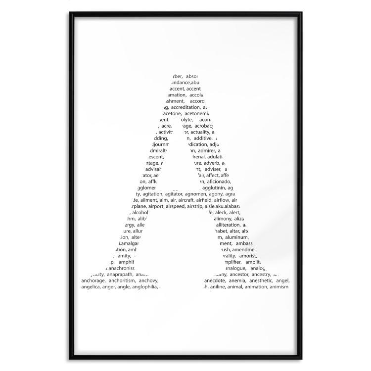 Poster Letter A [Poster]