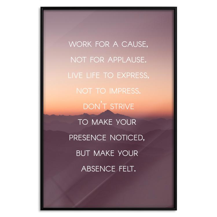 Poster Make Your Absence Felt [Poster]