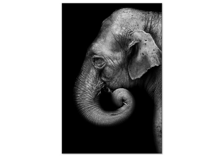 Canvas Portrait of Elephant (1 Part) Vertical