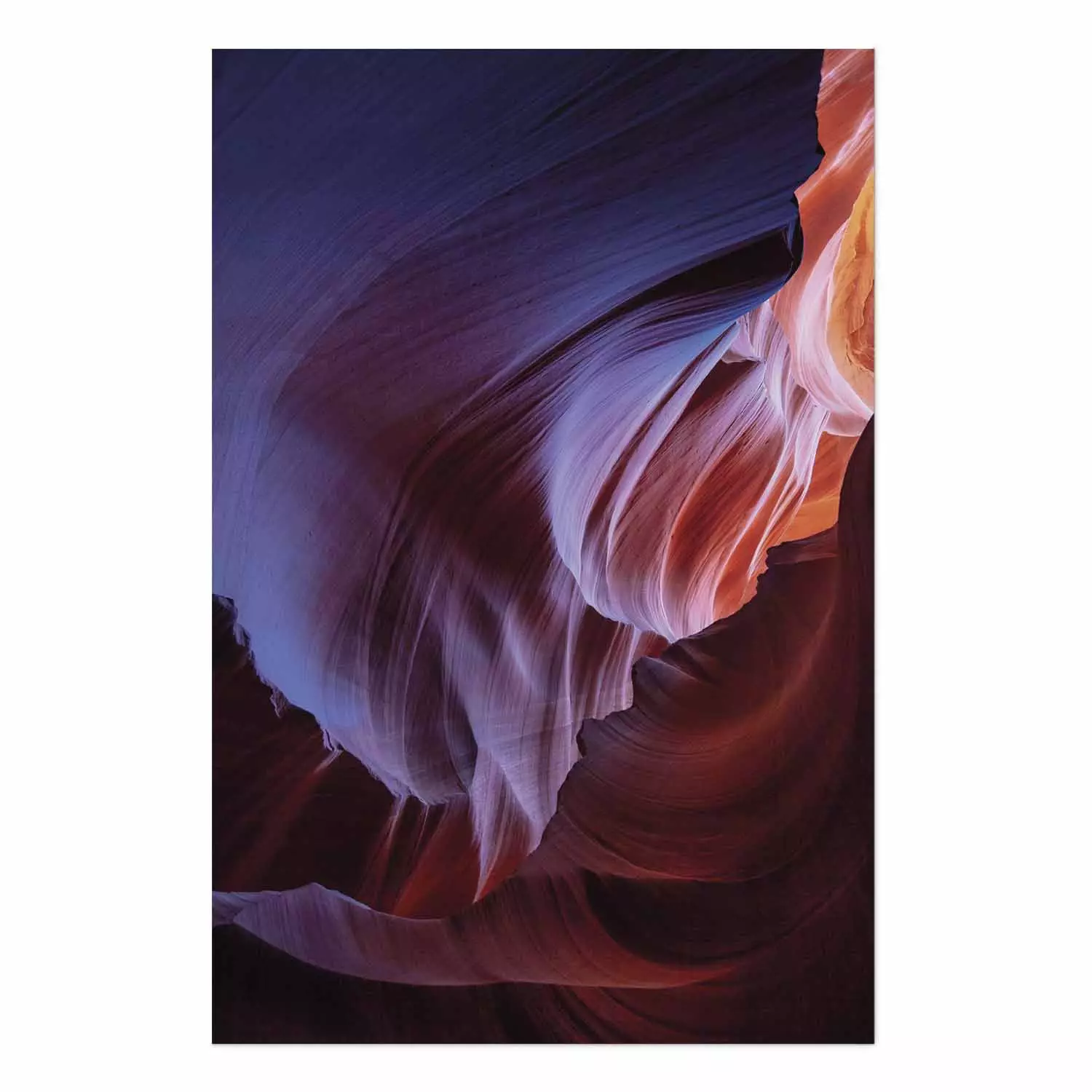 Poster Colorful Sandstone - unique composition with a landscape among rocks