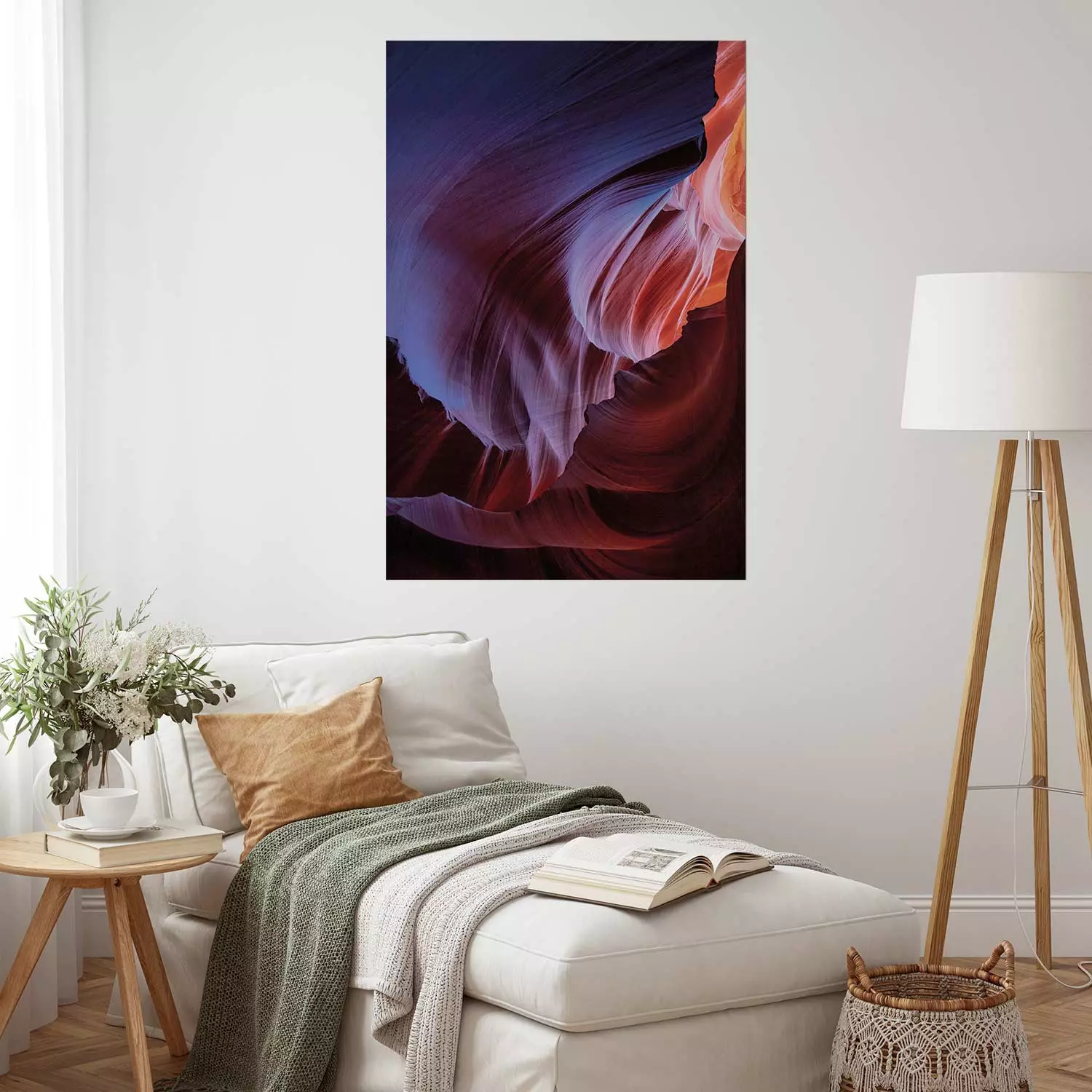 Poster Colorful Sandstone - unique composition with a landscape among rocks