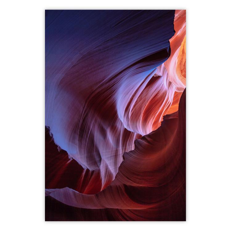 Poster Colorful Sandstone - unique composition with a landscape among rocks