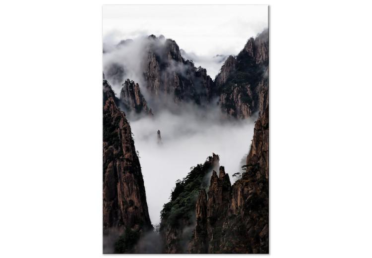 Canvas Fog Over Huang Shan (1 Part) Vertical