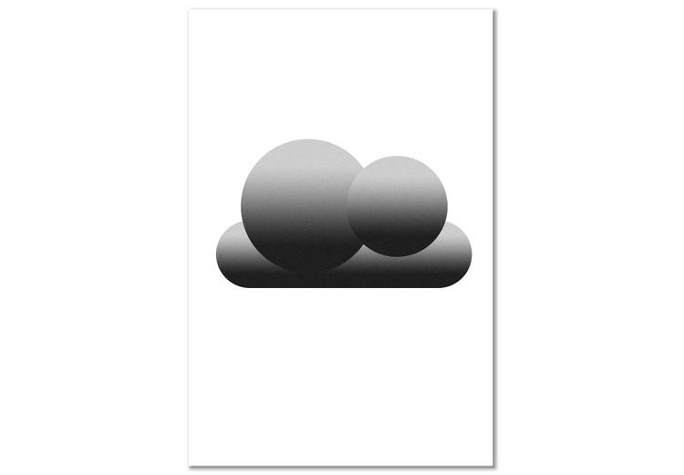 Canvas Black Cloud (1 Part) Vertical