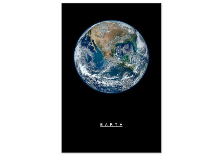 Canvas Earth (1 Part) Vertical
