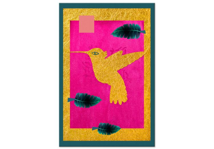 Canvas Golden Hummingbird (1 Part) Vertical