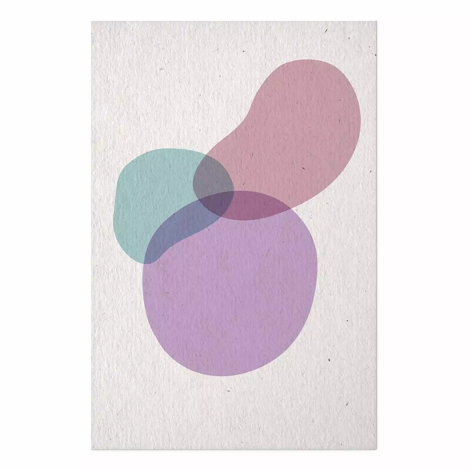Wall Poster Mix of Colors - abstraction with colorful irregular shapes