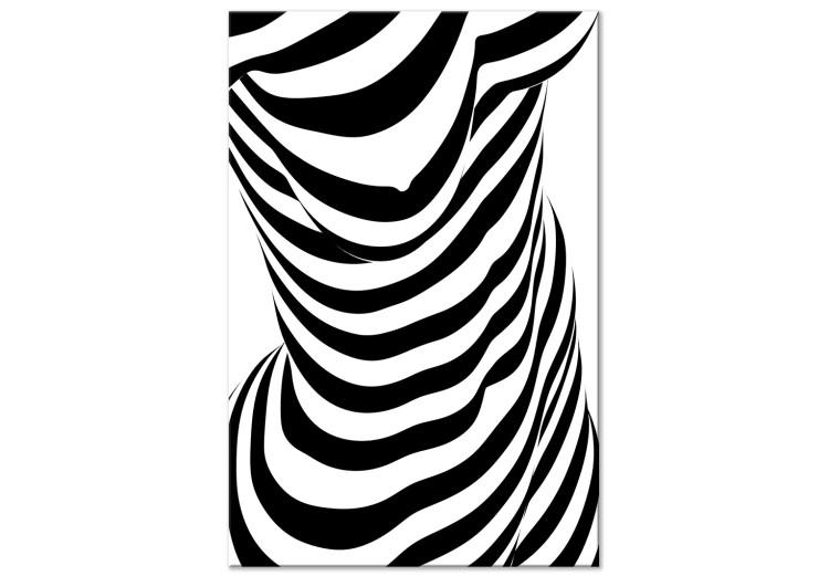 Canvas Zebra Woman (1 Part) Vertical