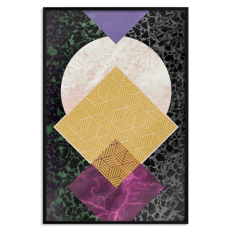 Poster Terrazzo Geometry - colorful geometric abstraction in various designs