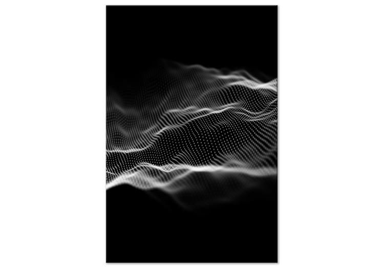 Canvas Soundwave (1-part) - Black and White Visualization of Music