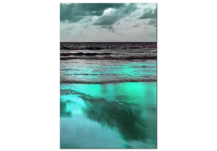 Canvas Clouds over the Sea (1-part) - Turquoise Sky Reflected in Water