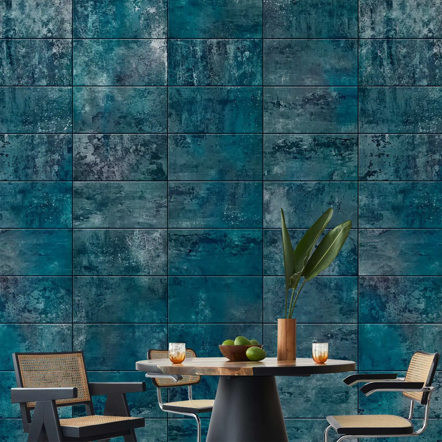 modern navy wallpaper