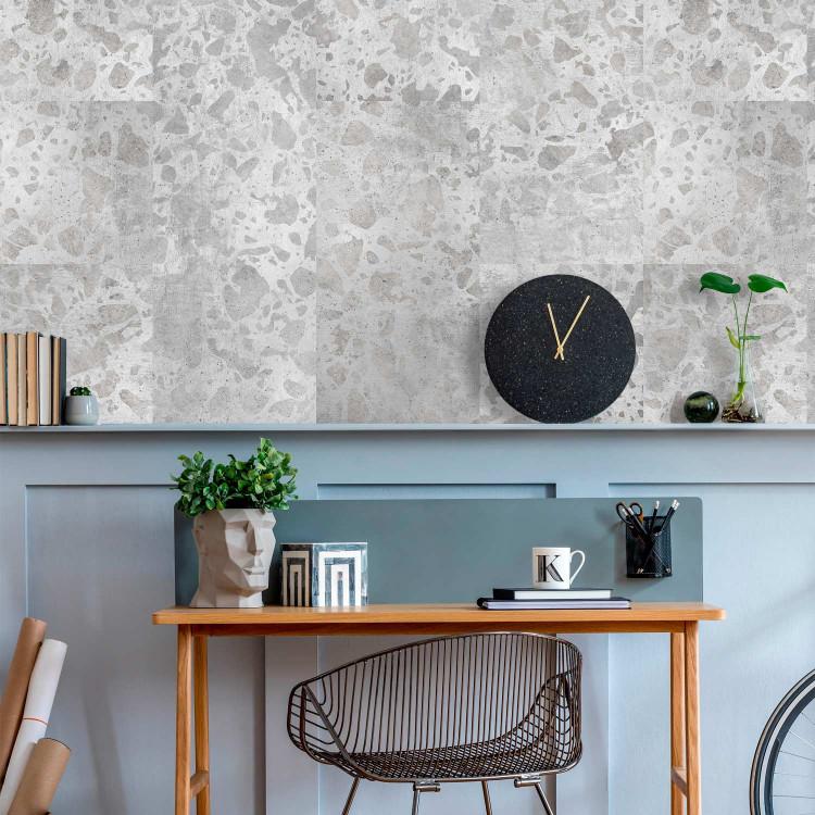Wallpaper Magma Cement Terrazzo (Grey)