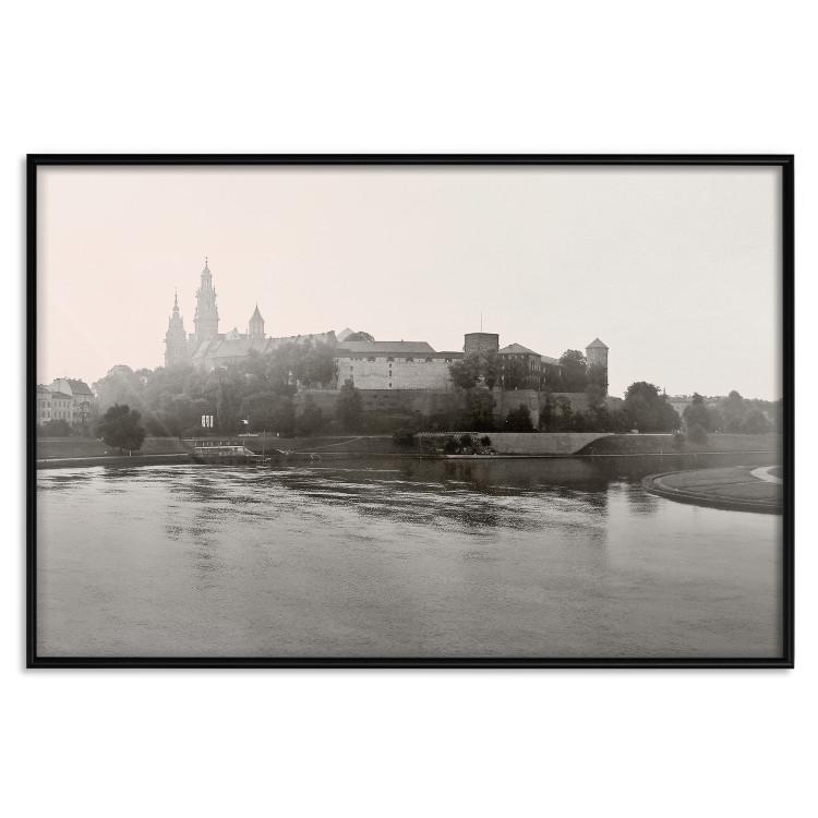 Poster Polish Landscapes - Wawel - view of architecture and river in Krakow