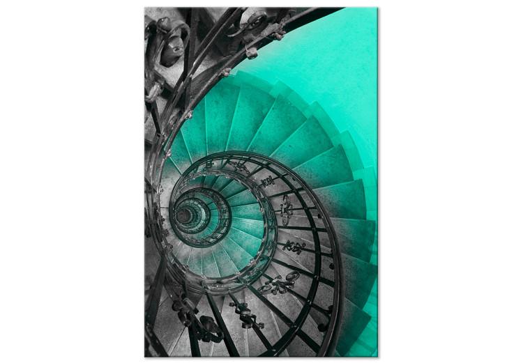 Canvas Spiral Architecture (1-part) - Abstract Stairs in Curve