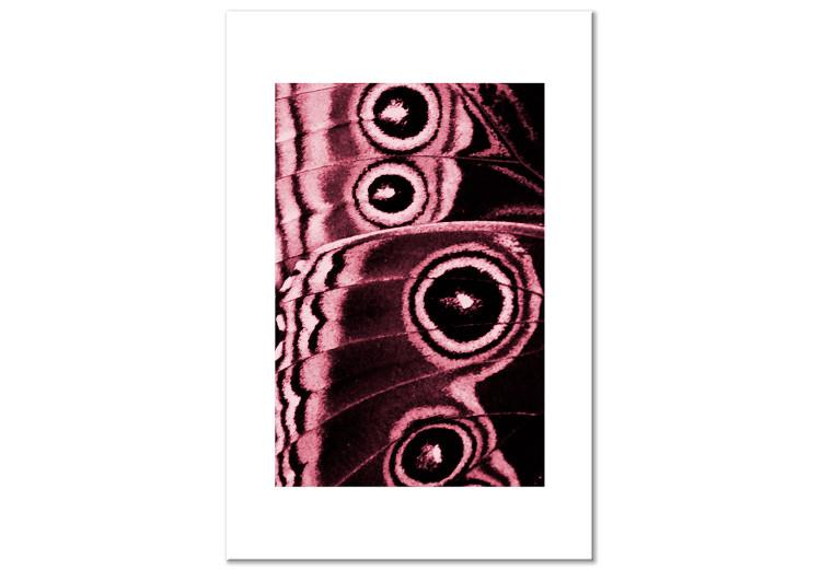 Canvas Butterfly wings - artistic abstract motif resembling purple and pink butterfly wings