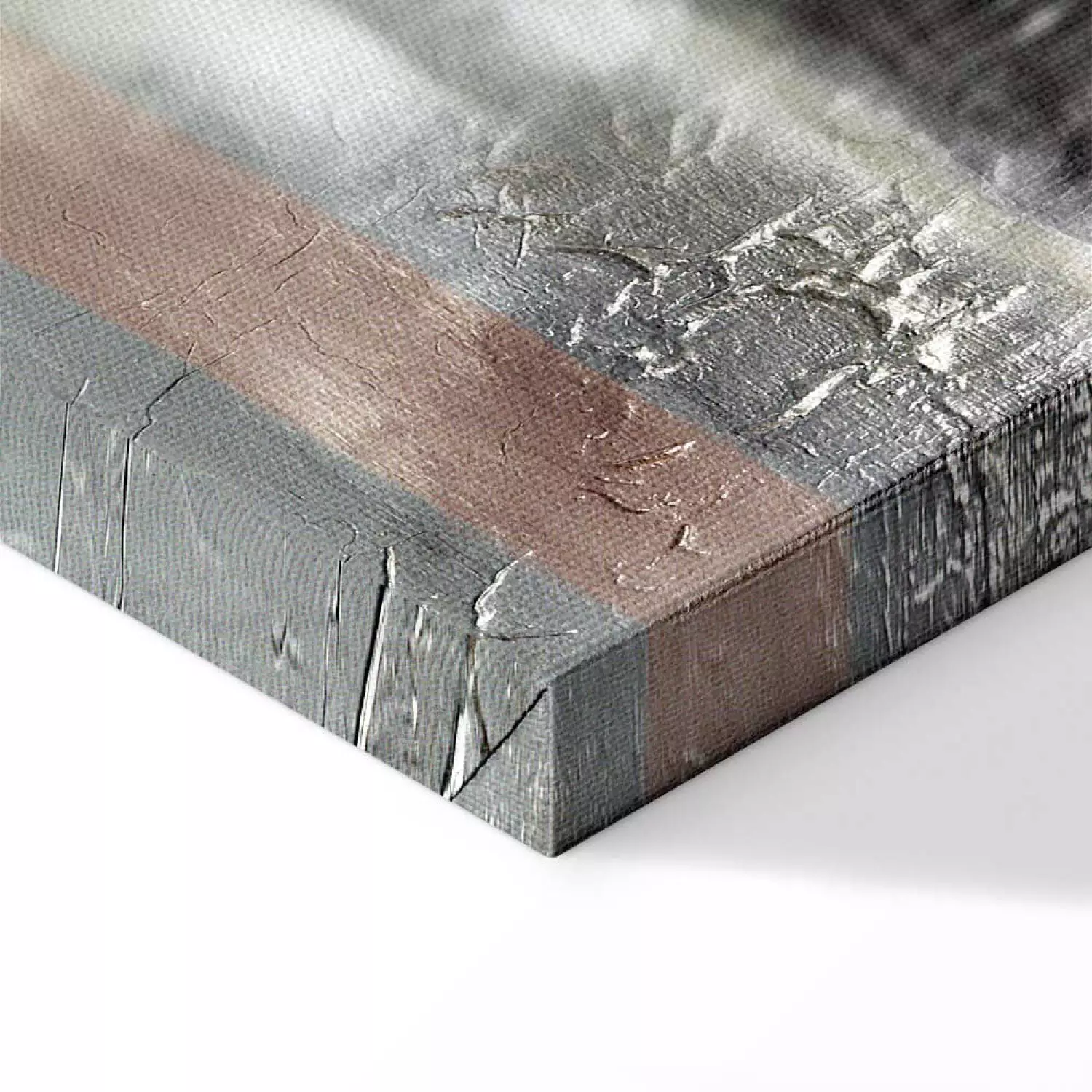 Canvas Print Beyond Form Boundaries (4-piece) - Industrial Art in Abstraction
