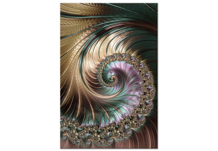 Canvas Infinity of Spirals (1-part) - Abstract Background of Colors