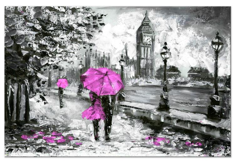Canvas Walk in London (1 Part) Wide Pink
