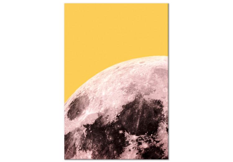 Canvas Unusual colours of the moon - photo of the cosmos in original colours
